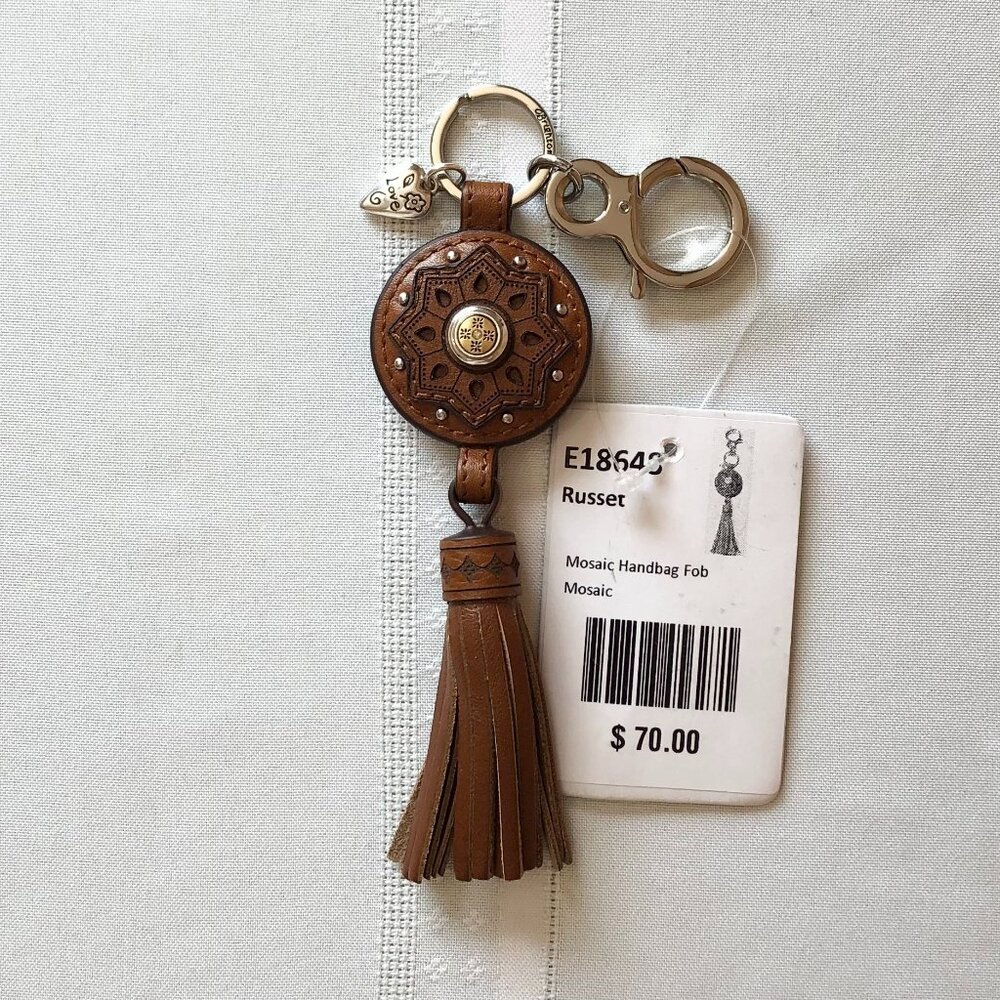 Brighton Mosaic Handbag Charm Key Fob